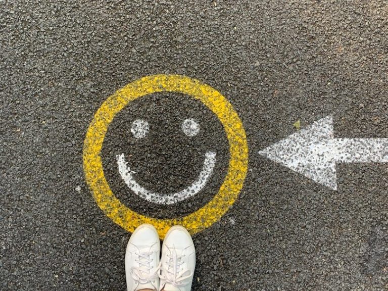 Zufriedener Smiley